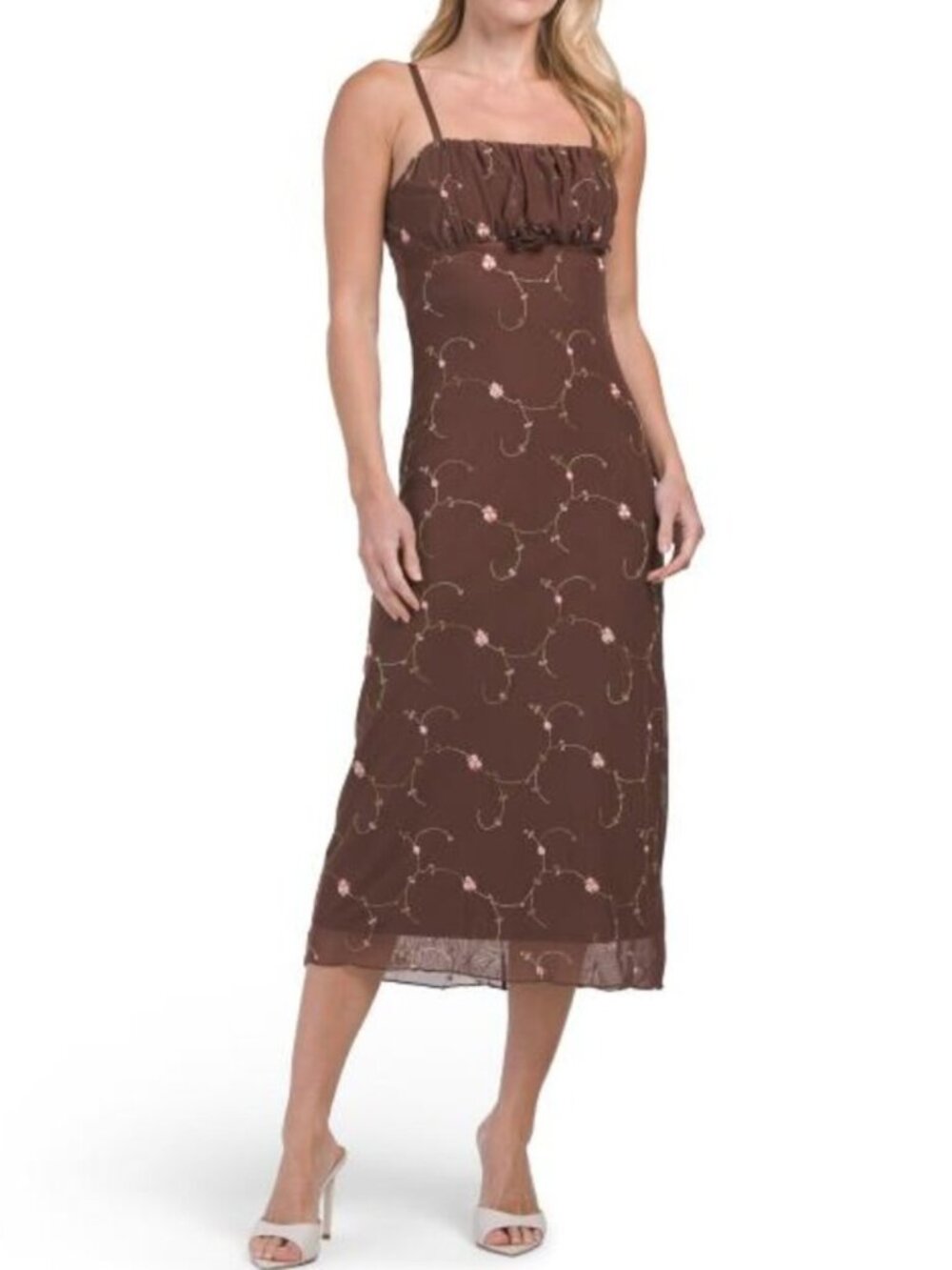 THIRTY THIRTY Floral Mesh Dress